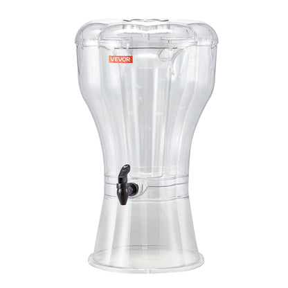 Getränkespender, 13-Liter-Getränkespender für Partys, Saftspender aus Kunststoff mit tropffreiem Zapfhahn, Spender für Eistee, Limonade, Saft und Wasser, für Restaurants, Hotels und Partys