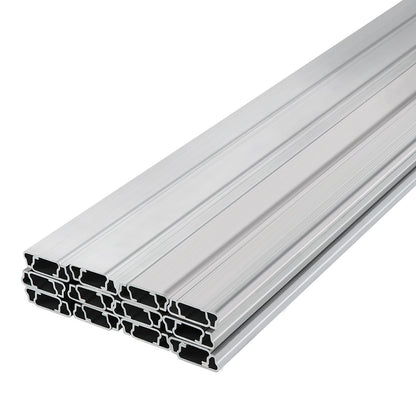 Federdraht und Verriegelungskanal, 2 m langes Federdraht- und U-Profil-Set für Gewächshäuser, 50er-Packung PE-beschichteter Federdraht und Aluminiumlegierungskanal, Befestigung für Kunststofffolie oder Schattiergewebe mit Schrauben