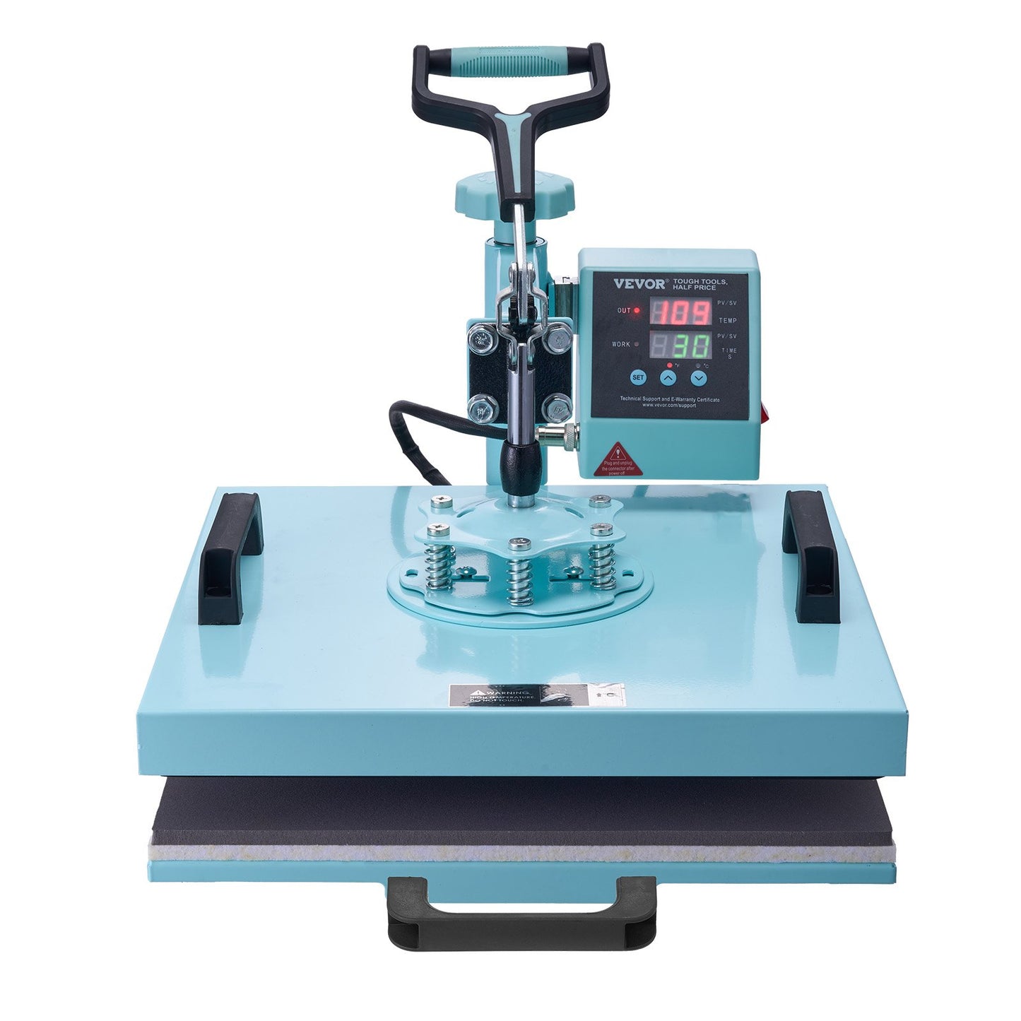 Heat Press Machine 38x38 cm 8 in 1 with 850.5 g Tumbler Press T-Shirts Green