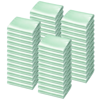 Satin-Stuhlschleifen, 100 Stück, 7 x 108 Zoll, hellgrün, für Hochzeitsfeiern, Babypartys, Bankette und andere festliche Anlässe.