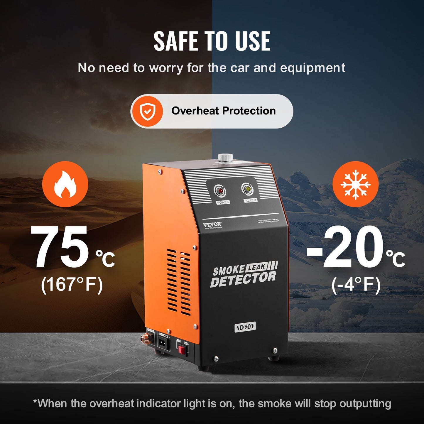 Automotive Smoke Machine Leak Detector, EVAP Smoke Machine Leak Tester with Built-in Air Pump, Dual-Mode Vacuum Pipeline Fuel Diagnostic Detector for DC12V Cars, Motorcycles, Trucks, Boats, ATVs