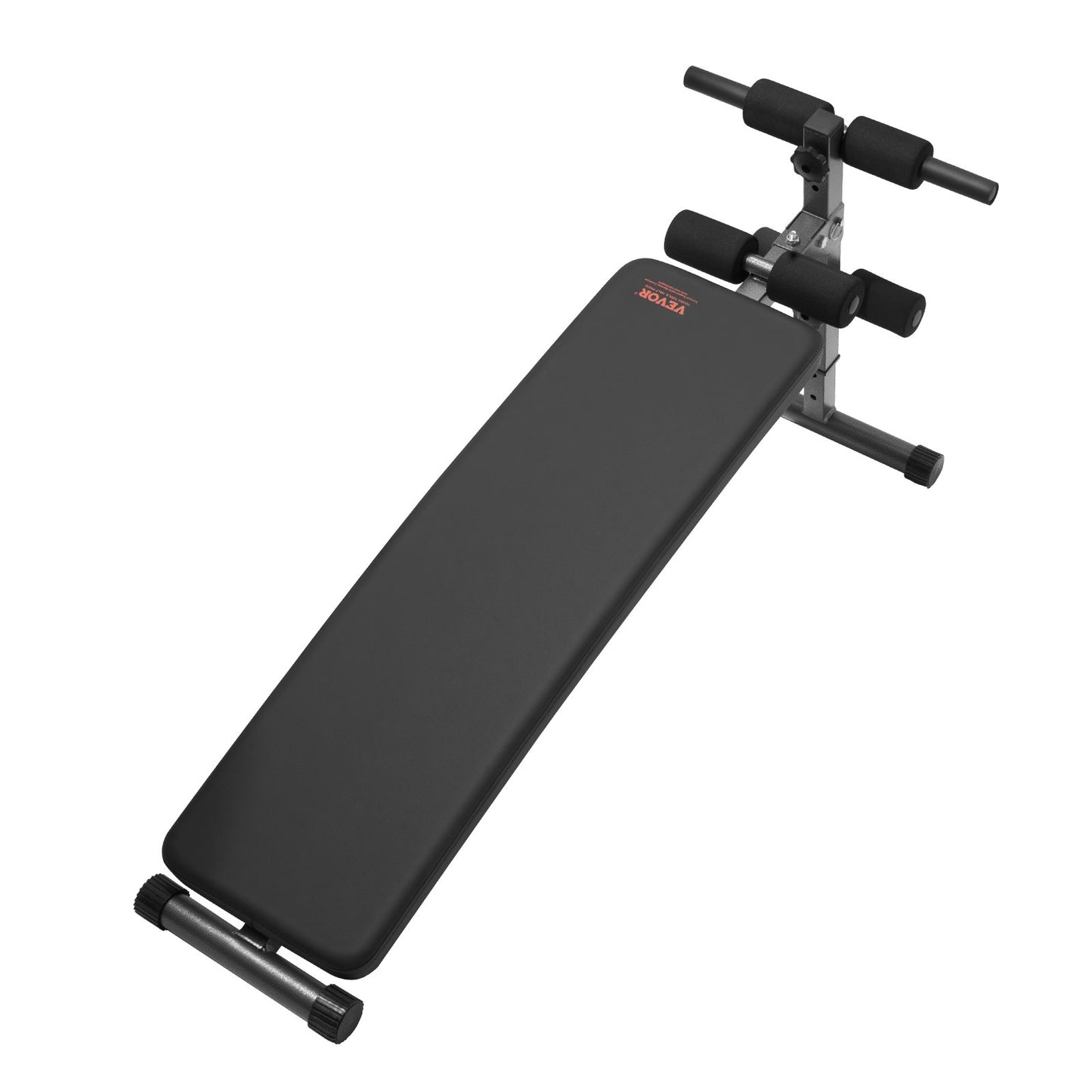 Sit Up Bench, Folding Curved Decline Ab Bench, with 5 Adjustable Height Settings, Heavy-Duty Steel, Non-Slip Design, 226 Kg Capacity for Home Gym Workouts, Strength Training, Full Body Muscles