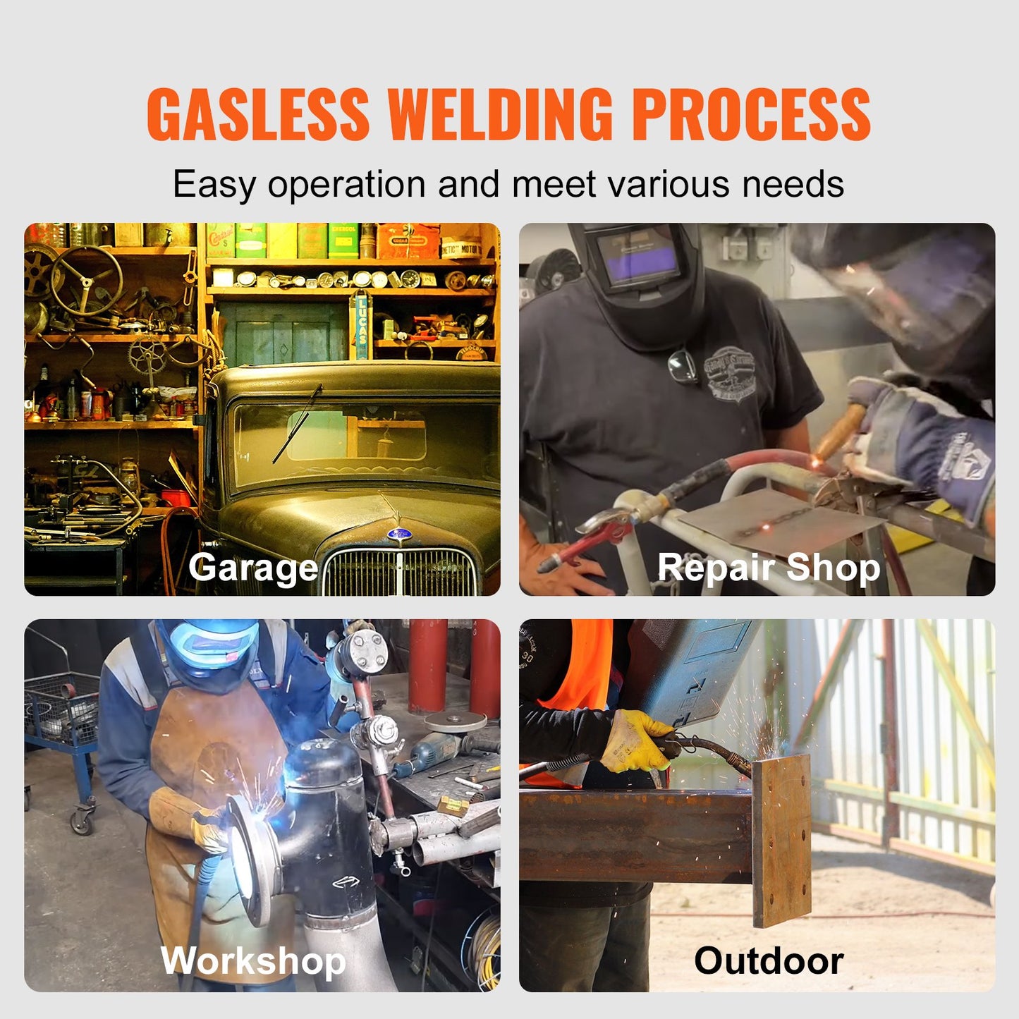 Flux Core Welding Wire, E71T-GS 0.089 cm 4.5 kg, Gasless Mild Steel MIG Welding Wire with Low Splatter for All Position Arc Welding and Outdoor Use