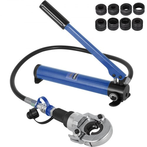 Hydraulische Crimpzange 6T, Presszange 16-20-25-32 mm, U-förmige/TH-förmige Rohrcrimpzange, handgeführte Presszange für PE-X-Verbundrohre (PEX)