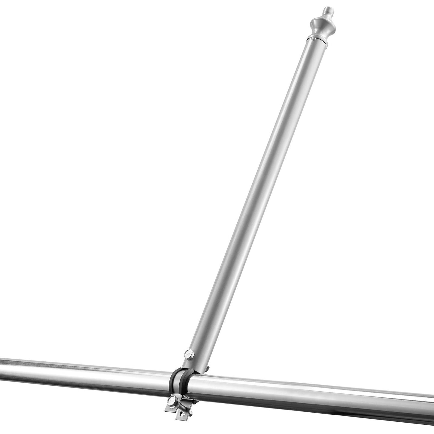 Chain Link Fence Extensions, 18 Packs 695 mm Extension Height, Galvanized Post Extender for 32 to 38 mm Top of Fence, U Bracket, Barbed Wire Extend Arm for Privacy, Prevent Dogs Jumping Out