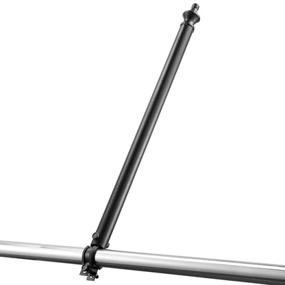 Chain Link Fence Extensions, 9 Packs 695 mm Extension Height, Galvanized Post Extender for 32 to 38 mm Top of Fence, U Bracket, Barbed Wire Extend Arm for Privacy, Prevent Dogs Jumping Out