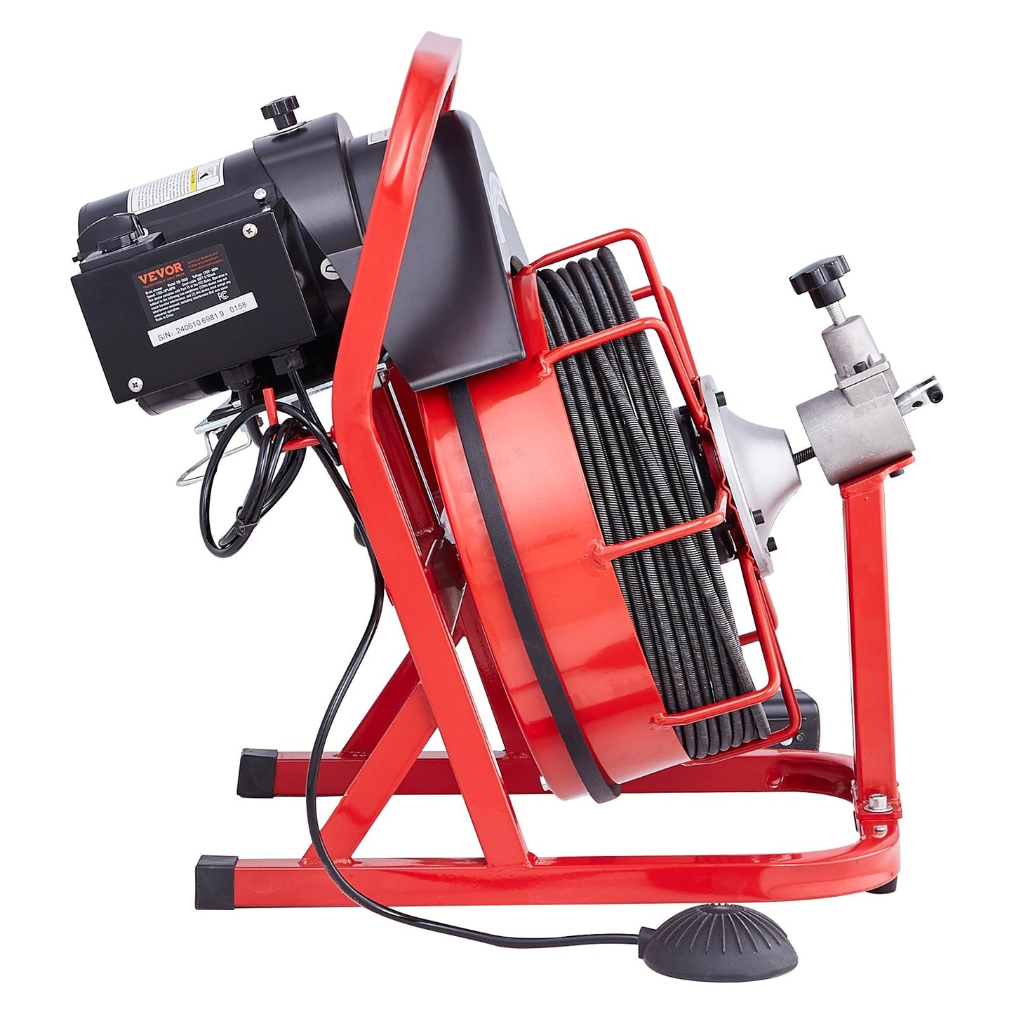 Drain Cleaner Machine Electric Drain Auger 1524 cm x 0.95 cm Auto Feed