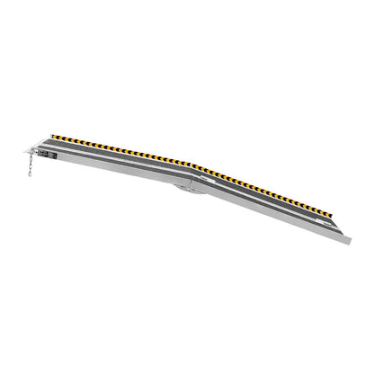 Portable Wheelchair Ramp, 7 ft 800 lbs Capacity, Non-Slip Aluminum Folding Threshold Ramp, Foldable Mobility Scooter Ramp Wheel Chair Ramp, Handicap Ramp for Home Steps, Stairs, Doorways, Curbs