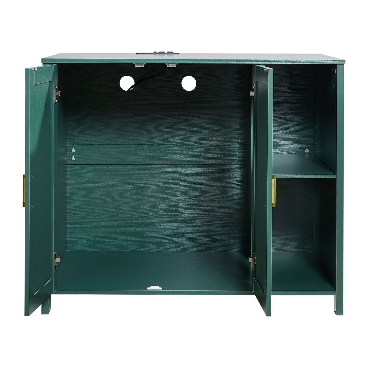 Cat Litter Robot Enclosure, 105 cm Self Cleaning Litter Box Cabinet, with Drawer & Detachable Divider, Automatic Litterbox Enclosure with Built-in Power Outlet, Fits Most Smart Litterboxes