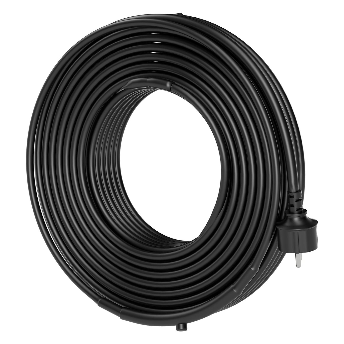 Selbstregulierendes Rohrheizkabel, 24,4 m, 16,4 W/m Heizband zum Schutz von Rohren vor Frost, Wasserrohrheizkabel mit eingebautem Thermostat schützt PVC-Schläuche, Metall- und Kunststoffrohre vor dem Einfrieren