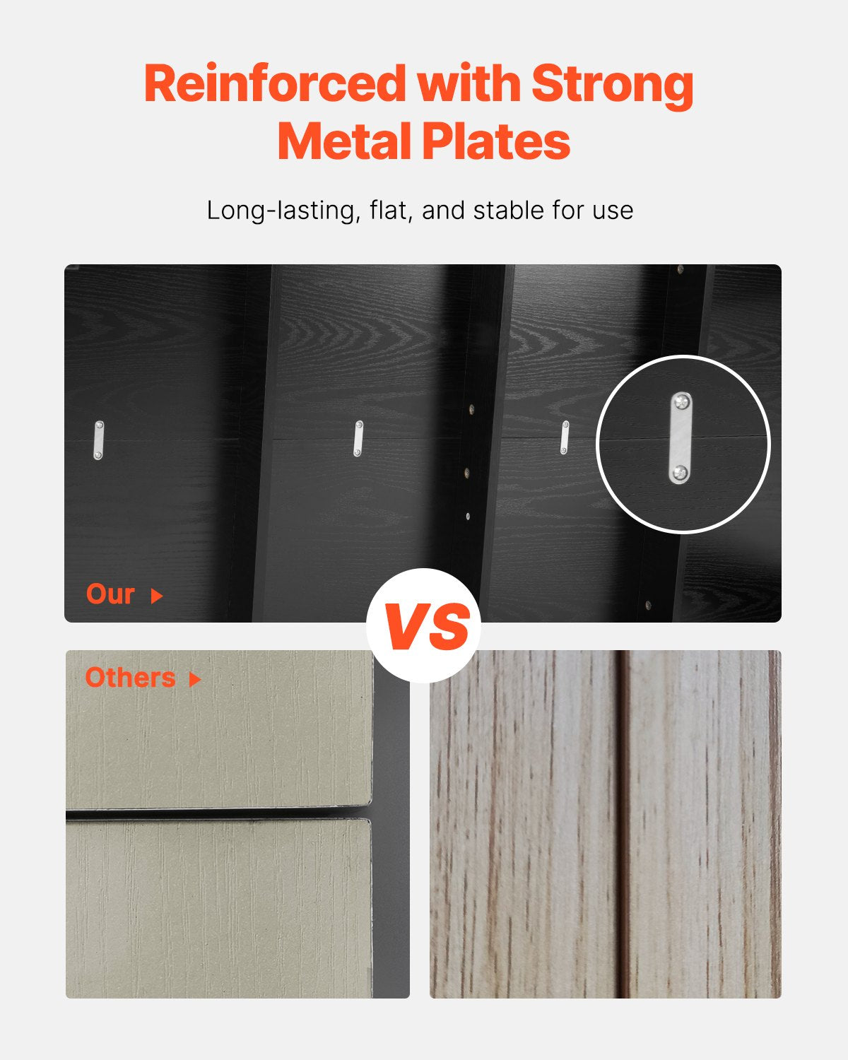 Rectangle Dining Table, 63 inch Length Large Wood Tables for 4-6 Person, Modern Dinner Furniture, Conference Desk Supporting for 330LBS, for Home Kitchen Living Room, Black(Only Table)