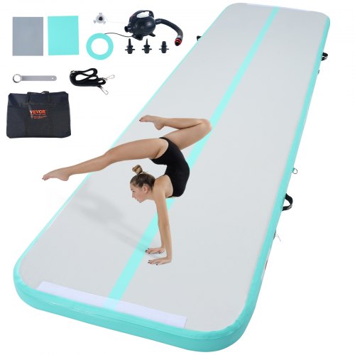 4 m Air Track Inflatable Training Tumbling Gymnastics Gym Mat with Pump