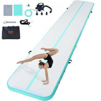 6.1 m Air Track Inflatable Training Tumbling Gymnastics Gym Mat with Pump