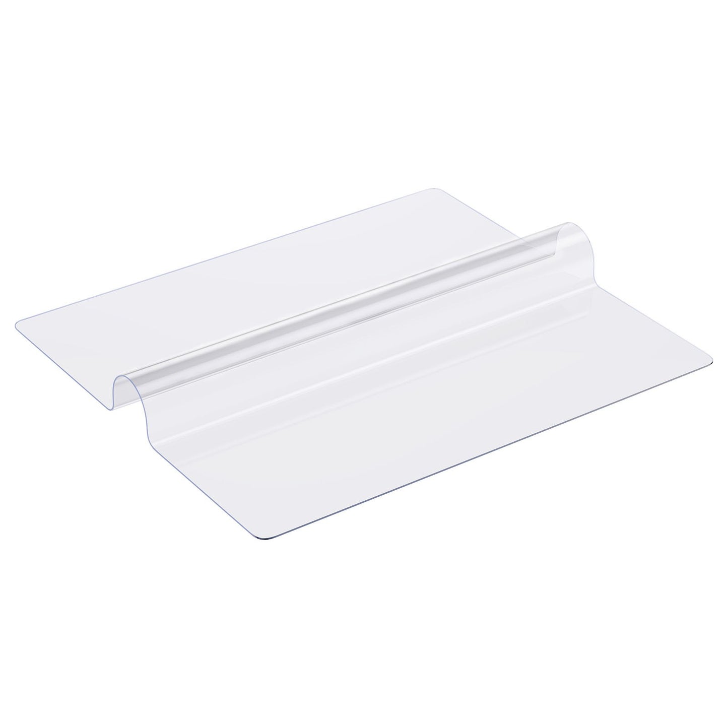 Plastic Table Cover, 54 x 54 Inch 2.0 mm Thick Clear Table Protector, Square PVC Desk Mat, Waterproof & Easy Cleaning Desk Pad Tablecloth, for Office Dresser Dining Room Table Night Stand