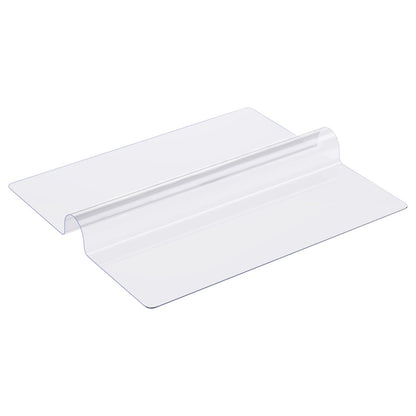 Plastic Table Cover, 54 x 54 Inch 2.0 mm Thick Clear Table Protector, Square PVC Desk Mat, Waterproof & Easy Cleaning Desk Pad Tablecloth, for Office Dresser Dining Room Table Night Stand