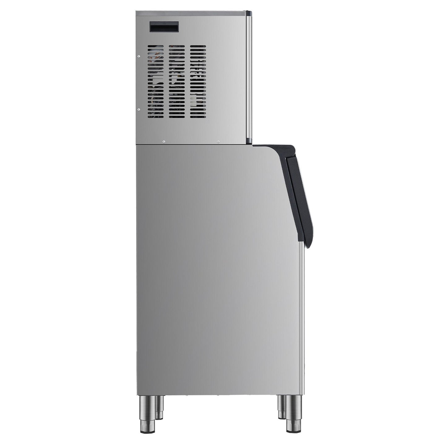 Commercial Ice Maker Machine, 249.5 kg/24H Ice-Making Machine with 136 kg Large Storage Bin, Auto Self-Cleaning Ice Maker with Touchscreen for Bar Cafe Restaurant Business Commercial