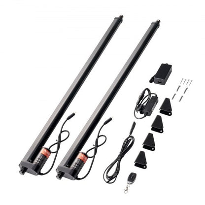 2PCS 12V Linear Actuator Kit 760 mm 9 mm/s 99.79 kg/1000N IP54 Protection