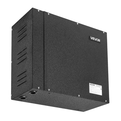 Steam Generator, 7.5 kW Steam Shower System with Controller for Home Sauna Bath Spa, Commercial Auto Drain Kit with Overheat, Dry-Run & Overpressure Protection, 10 Min to 24h Efficient, Black