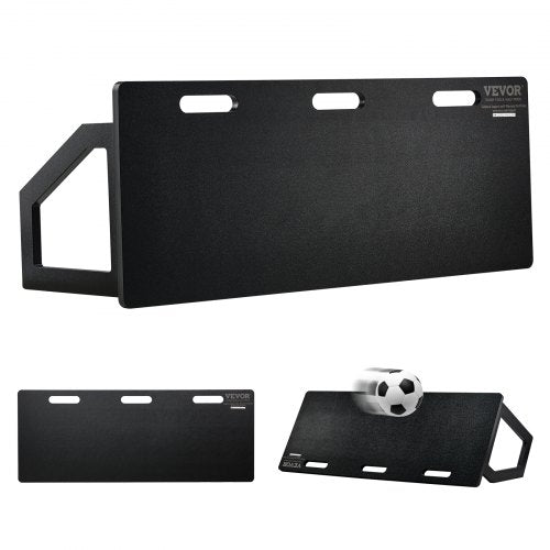 Soccer Rebounder Board, 114.3 x 45.7 cm Portable Soccer Wall with 2 Angles Rebound, Foldable HDPE Kickback Rebound Board, Soccer Training Equipment for Kids and Adults, Passing & Shooting Practice