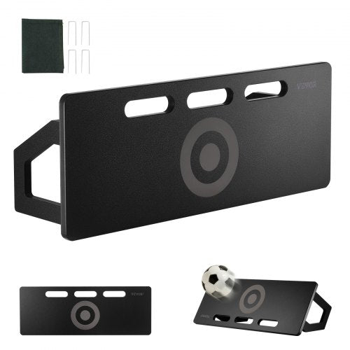 Soccer Rebounder Board, 32"X12" Portable Soccer Wall with 2 Angles Rebound, Foldable HDPE Kickback Rebound Board, Soccer Training Equipment for Kids and Adults, Passing & Shooting Practice