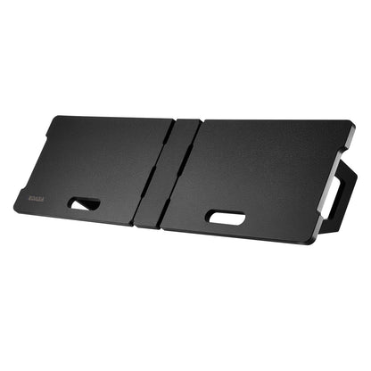 Soccer Rebounder Board, 45"X13" Portable Soccer Wall with 2 Angles Rebound, Foldable HDPE Kickback Rebound Board, Soccer Training Equipment for Kids and Adults, Passing & Shooting Practice