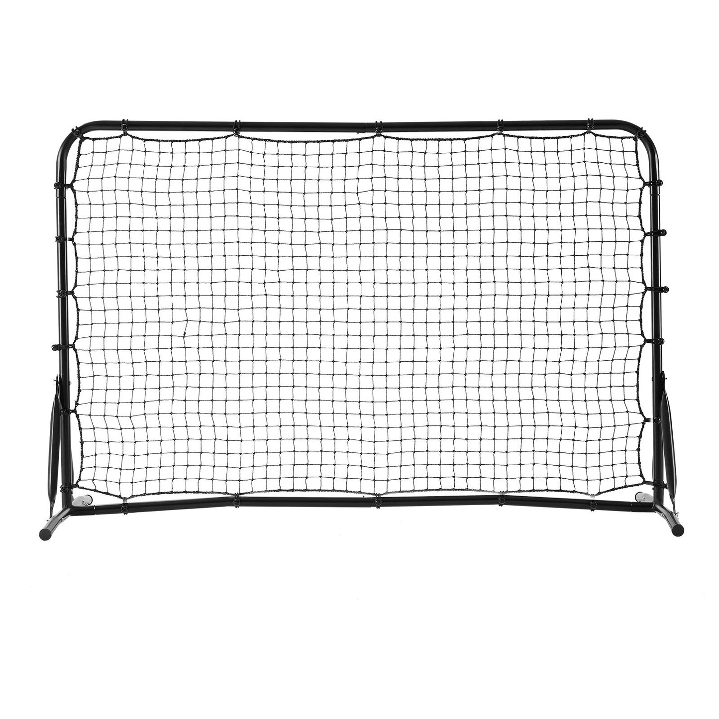 Soccer Rebound Trainer, 6x4FT Iron Soccer Training Equipment, Sports Football Rebounder Wall, Double-Sided Rebounding Net, Easy Assembly, Perfect for Backyard Practicing, Solo Training, Passing