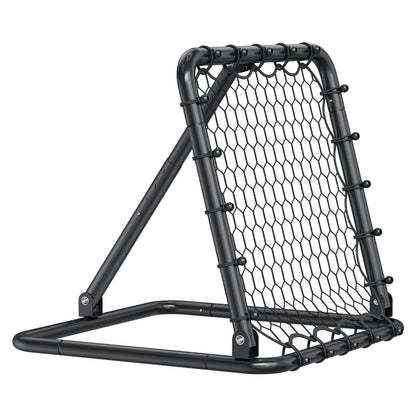 Soccer Rebounder Rebound Net, Kick-Back 34"x34", Portable Football Training Gifts, Fully Adjustable Angles Goal Net, Aids & Equipment for Kids Teens & All Ages, Easy Set Up & Perfect Storage