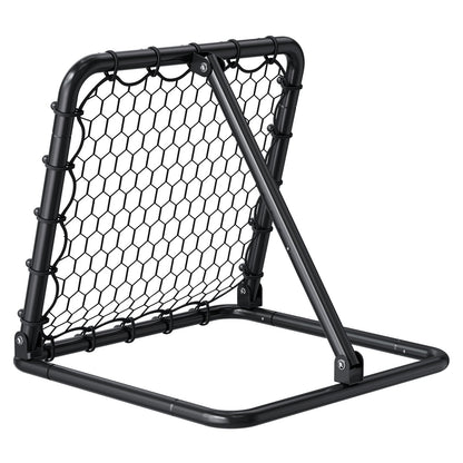 Soccer Rebounder Rebound Net, Kick-Back 34"x34", Portable Football Training Gifts, Fully Adjustable Angles Goal Net, Aids & Equipment for Kids Teens & All Ages, Easy Set Up & Perfect Storage