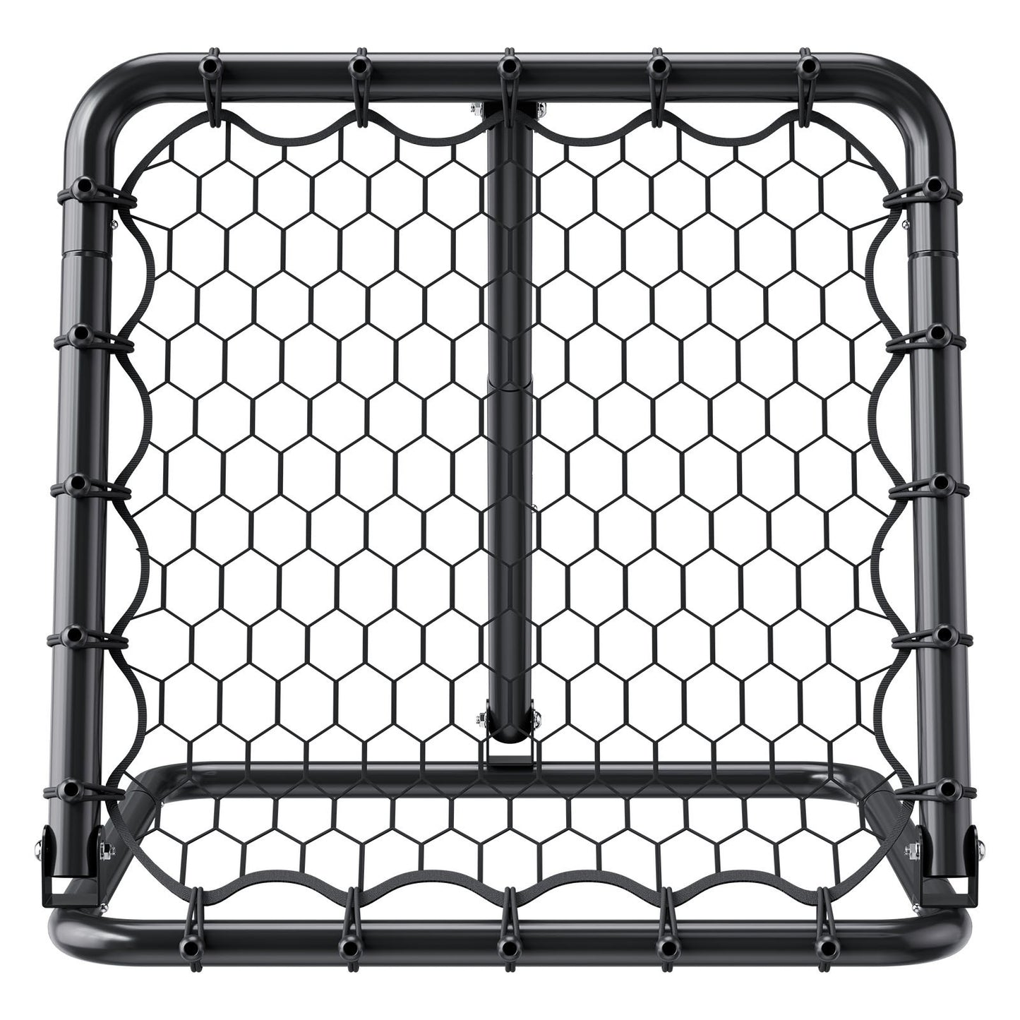 Soccer Rebounder Rebound Net, Kick-Back 34"x34", Portable Football Training Gifts, Fully Adjustable Angles Goal Net, Aids & Equipment for Kids Teens & All Ages, Easy Set Up & Perfect Storage