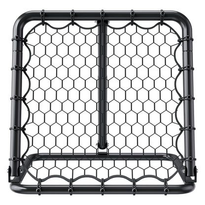 Soccer Rebounder Rebound Net, Kick-Back 34"x34", Portable Football Training Gifts, Fully Adjustable Angles Goal Net, Aids & Equipment for Kids Teens & All Ages, Easy Set Up & Perfect Storage