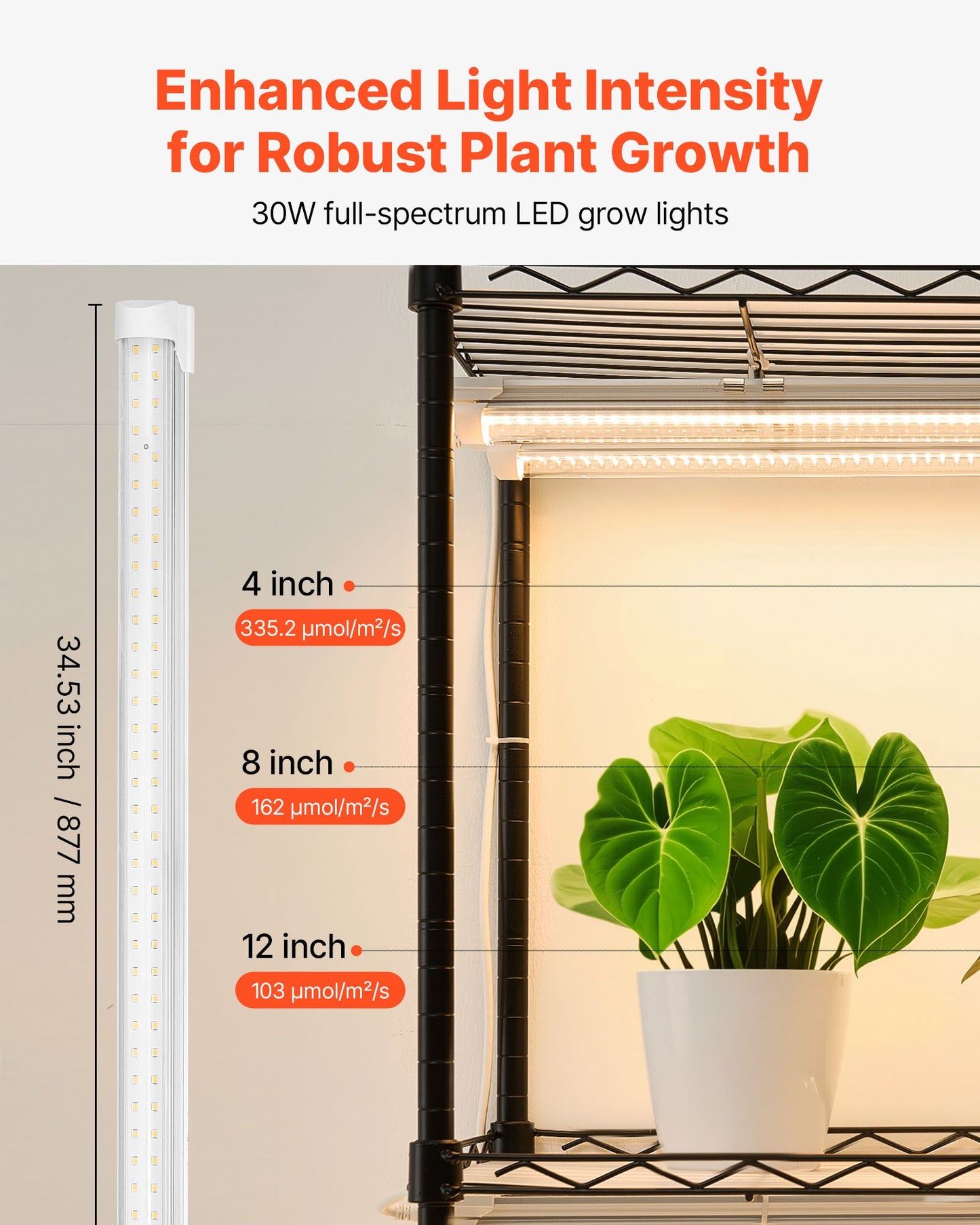 Indoor Greenhouse with Grow Light, 150cm Tall 4-Tier Plant Stand with Clear Cover, Timer & Hygrometer, 180W Full Spectrum Grow Lights, Metal Lighted Plants Shelf Holder for Indoor Plants