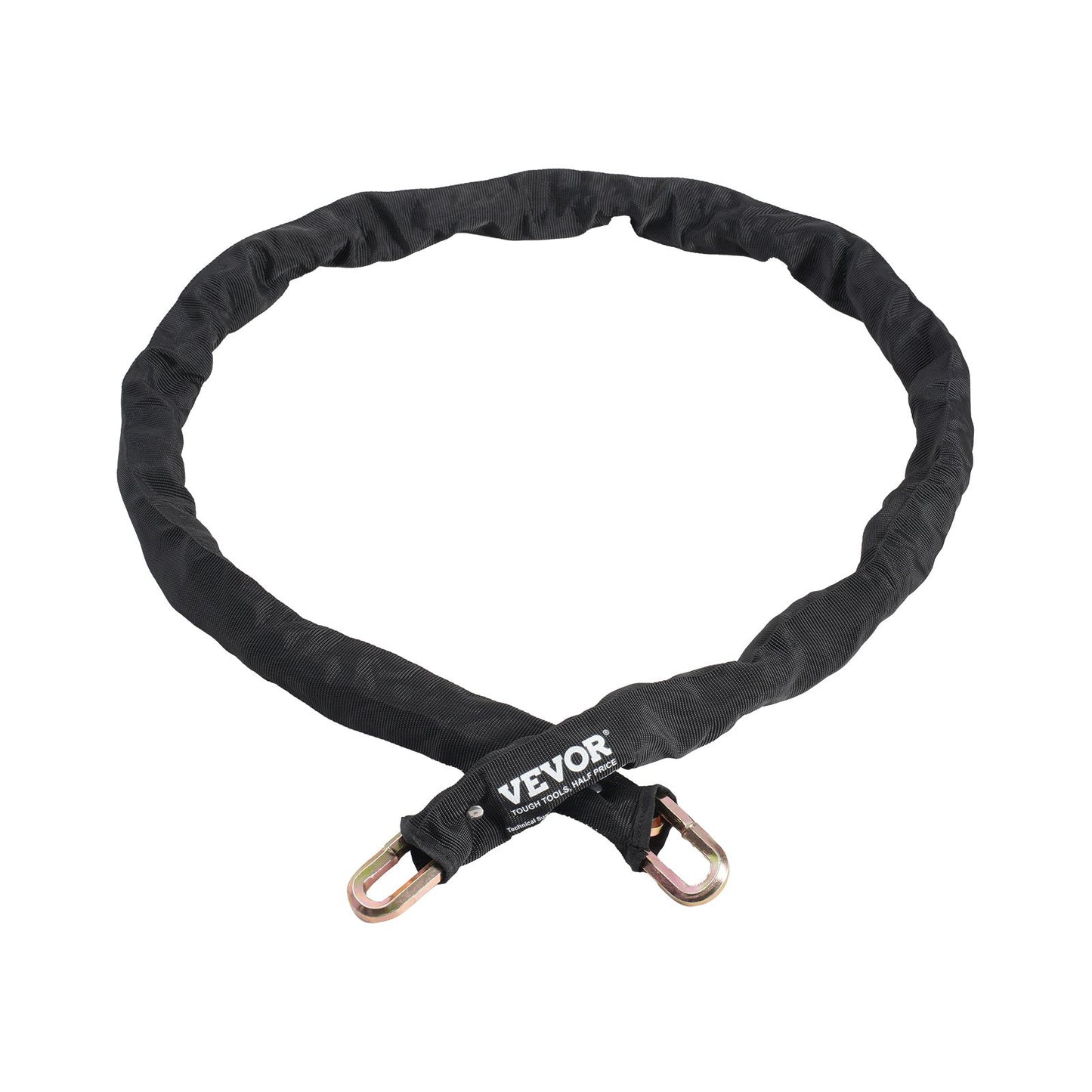 Bike Chain Lock, 5.91 Ft Security Bicycle Chain Lock, Heavy Duty Metal Steel Anti-Theft High Security Bike Locks, Perfect for Bike, Motorcycle, Scooter, Bicycle, Door, Fence, Gate, 9.5mm, Black