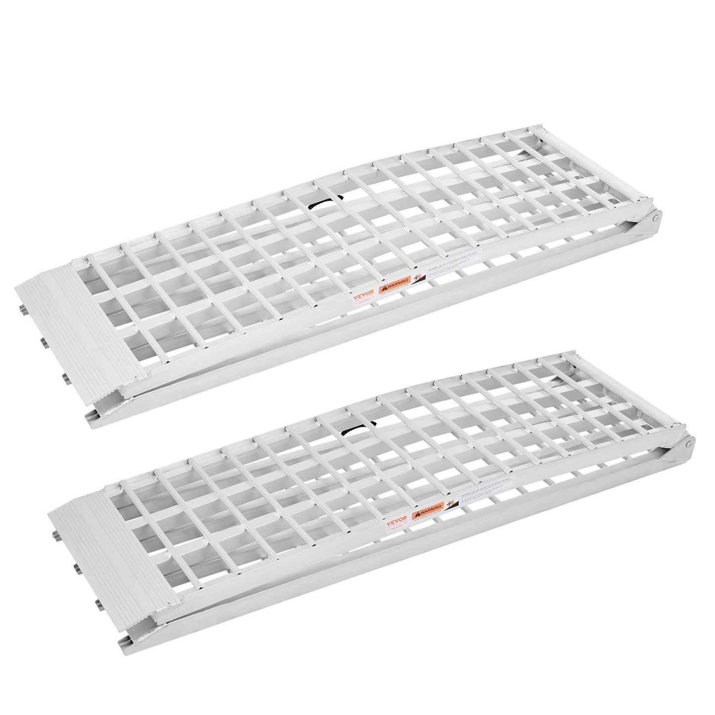 Aluminum Ramps, 2000 lbs, 2Pcs Heavy-duty Ramps with Wider Ramp Surface, Universal Stable Loading Ramp with Handles, Fit for ATV, UTV, Motorcycle, Electric Bicycle, etc.