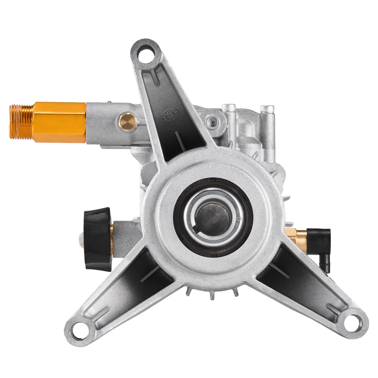 Pressure Washer Pump, 22mm(7/8") Shaft Vertical, 227 bar(3300 PSI), 11 L/min(3.0GPM), Replacement Power Washer Pumps Kit with 5 Nozzles, Hardware and Siphon Tube, Compatible with RYOBI, Honda, Briggs and Stratton