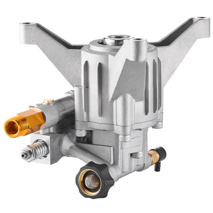 Pressure Washer Pump, 22mm(7/8") Shaft Vertical, 227 bar(3300 PSI), 11 L/min(3.0GPM), Replacement Power Washer Pumps Kit with 5 Nozzles, Hardware and Siphon Tube, Compatible with RYOBI, Honda, Briggs and Stratton